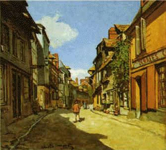 Claude Monet Rue de la Bavolle, Honfleur China oil painting art